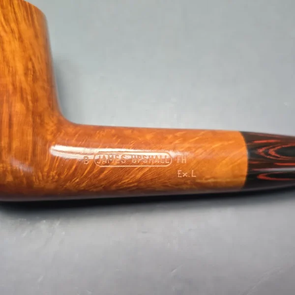James Upshall B Grade EXL Smooth "Huntsman" w/ Cumberland Estate Briar Pipe, Unsmoked - Image 10