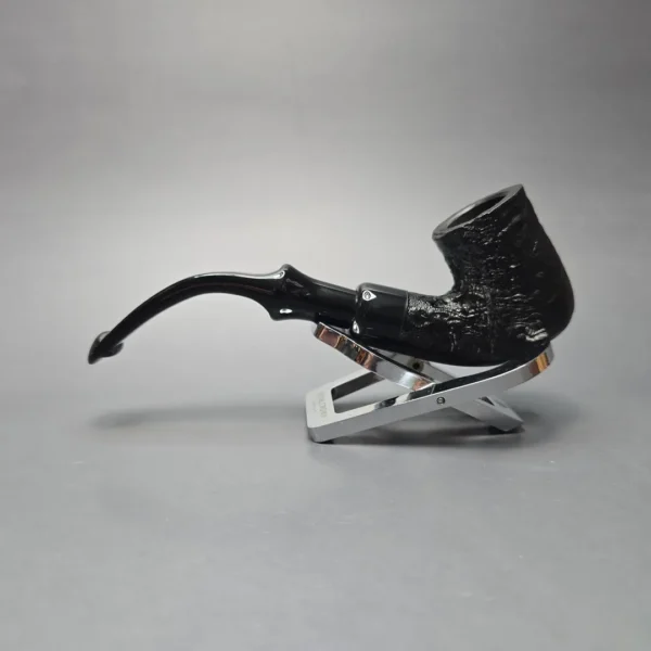 Peterson 2025 Halloween Pipe 313 Sandblasted Bent Billiard Briar Pipe, New - Image 4
