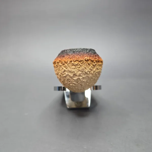 Barling (Post-Transition; by Laxey) 5735 Fumed Rusticated Bulldog African Block Meerschaum Estate Pipe, English Estates - Image 3
