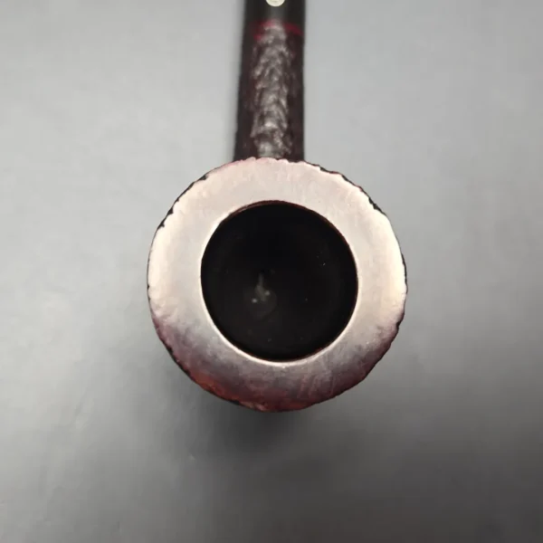James Upshall Bark Group 6 Partially Rusticated Dublin Estate Briar Pipe, Unsmoked - Image 6