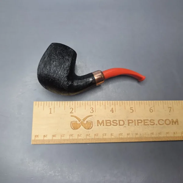4th Generation (by Ascorti) 1855 Forza Primitivo Rusticated Brandy w/ Copper Estate Briar Pipe, Unsmoked - Image 11