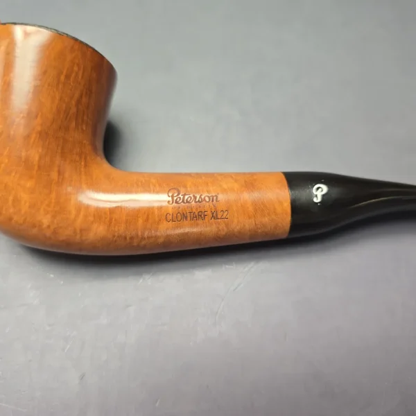 Peterson Clontarf XL22 Partially Rusticated Dublin Estate Briar Pipe - Image 5