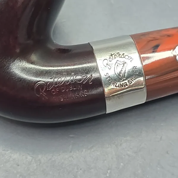 Peterson Irish Harp 230 Smooth Bent Billiard with Silver (New) - Image 11