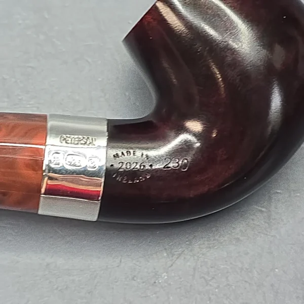 Peterson Irish Harp 230 Smooth Bent Billiard with Silver (New) - Image 12