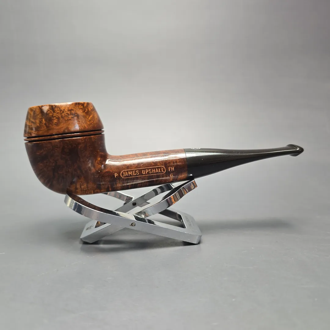 James Upshall P Grade Group 6 Smooth Rhodesian Estate Briar Pipe, Unsmoked - Image 2