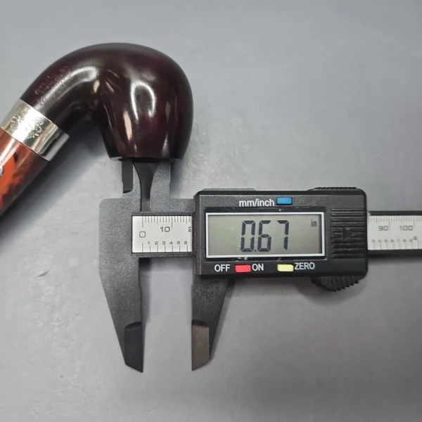 Peterson Irish Harp 230 Smooth Bent Billiard with Silver (New) - Image 14