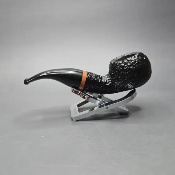 Brebbia Serie 1960 Nera Sabbiata 602 Sandblasted Author Estate Briar Pipe, Unsmoked - Image 4