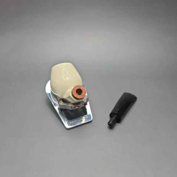 MBSD Meerschaum Deluxe Smooth Cutty Block Meerschaum Pipe, Briar-Mortise, New - Image 13