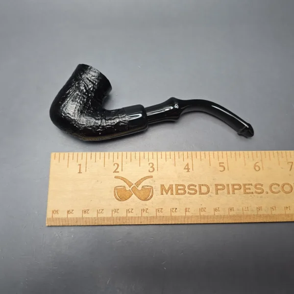 Peterson 2025 Halloween Pipe 313 Sandblasted Bent Billiard Briar Pipe, New - Image 12