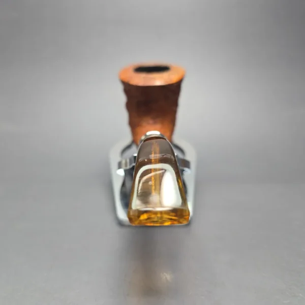 Ardor Urano Ninfea Rusticated Calabash w/ Silver Spigot Estate Briar Pipe, Italian Estates - Image 8
