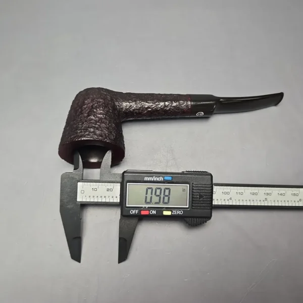 James Upshall Bark Group 6 Partially Rusticated Dublin Estate Briar Pipe, Unsmoked - Image 14