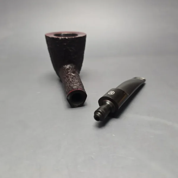James Upshall Bark Group 6 Partially Rusticated Dublin Estate Briar Pipe, Unsmoked - Image 12