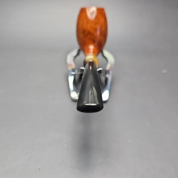 MBSD Briars Modern Masters 3 Smooth Tulip w/ Faux Horn Handmade Briar Pipe, New - Image 6