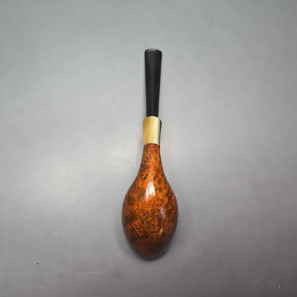 MBSD Briars Modern Masters 3 Smooth Tulip w/ Faux Horn Handmade Briar Pipe, New - Image 10