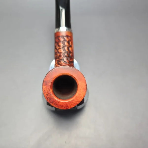 Chacom Rustic 1201 Rusticated Billiard Estate Briar Pipe, Unsmoked - Image 8