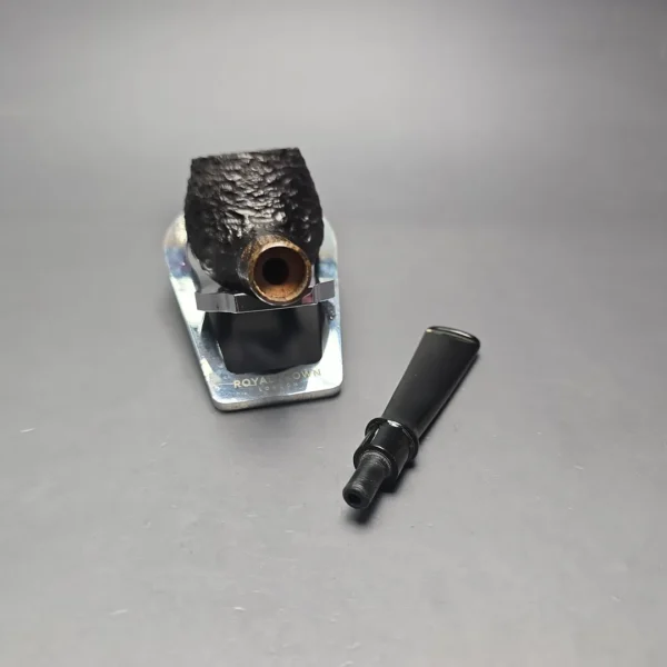 MBSD Briars by Piero Vitale Black Rusticated Author w/ Zebrawood, Briar Pipe, New - Image 15