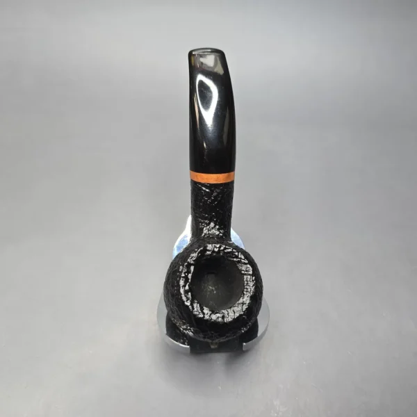 Brebbia Serie 1960 Nera Sabbiata 602 Sandblasted Author Estate Briar Pipe, Unsmoked - Image 8