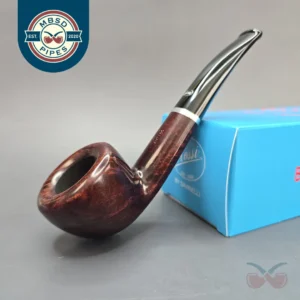 Rossi Rubino Antico 8316 Smooth Pot w/ Nickel Briar Pipe, New, 6mm