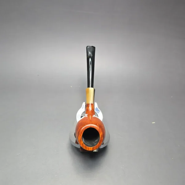 MBSD Briars Modern Masters 3 Smooth Tulip w/ Faux Horn Handmade Briar Pipe, New - Image 9