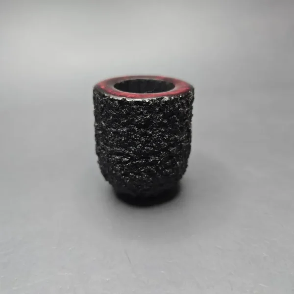 Herriot Pipes Partially Rusticated Nosewarmer Pot Handmade Briar Pipe, New - Image 3