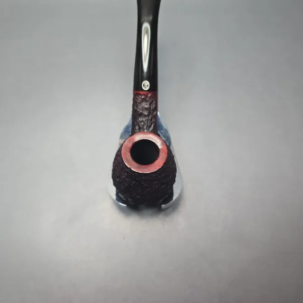 James Upshall Bark Group 6 Partially Rusticated Brandy Estate Briar Pipe, Unsmoked - Image 6