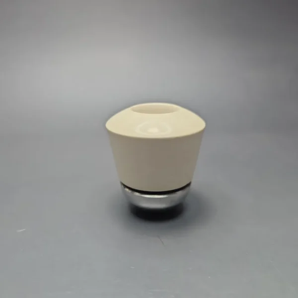 Falcon Chrome Dental w/ MBSD Meerschaum Rhodesian Block Meerschaum Bowl Pipe, New - Image 3