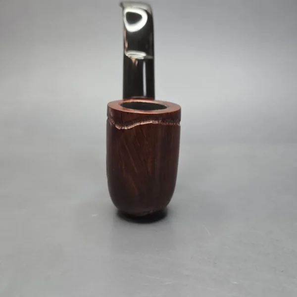 Savinelli Sherwood Rock Briar 604 KS Spot Carved Oom Paul Estate Briar Pipe, Italian Estates - Image 3