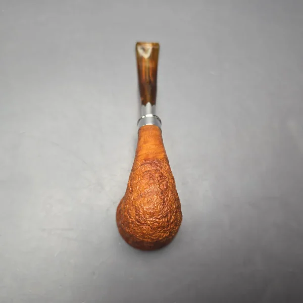 Ardor Urano Ninfea Rusticated Calabash w/ Silver Spigot Estate Briar Pipe, Italian Estates - Image 10