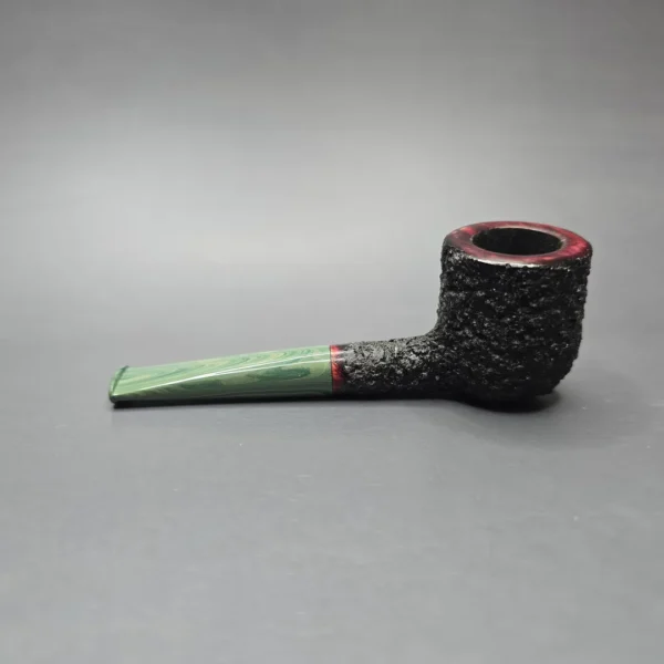 Herriot Pipes Partially Rusticated Nosewarmer Pot Handmade Briar Pipe, New - Image 4