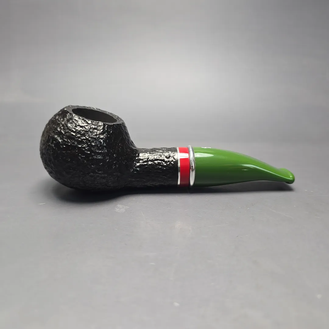 Savinelli 2025 Saint Nicholas 320 KS Rusticated Author Estate Briar Pipe, Unsmoked, 6mm - Image 2