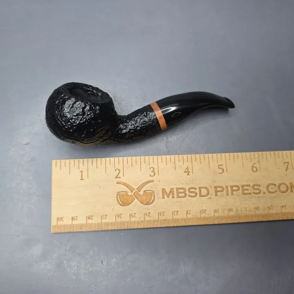 Brebbia Serie 1960 Nera Sabbiata 602 Sandblasted Author Estate Briar Pipe, Unsmoked - Image 11
