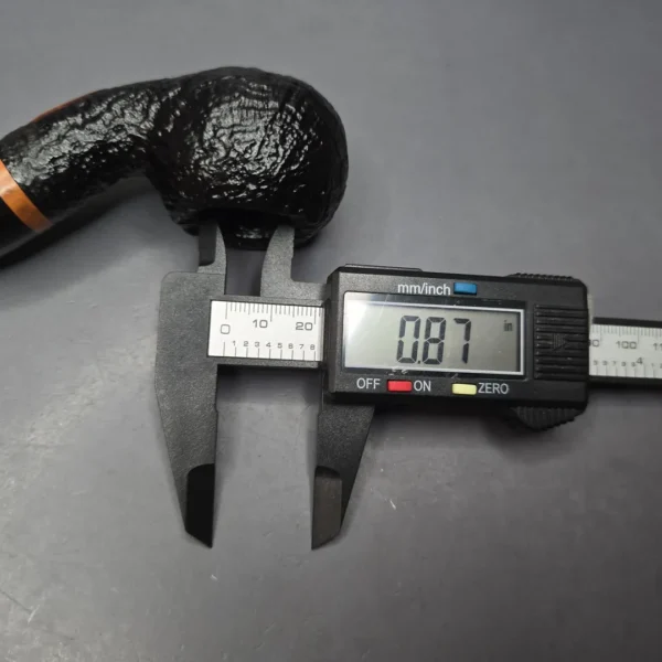 Brebbia Serie 1960 Nera Sabbiata 602 Sandblasted Author Estate Briar Pipe, Unsmoked - Image 12