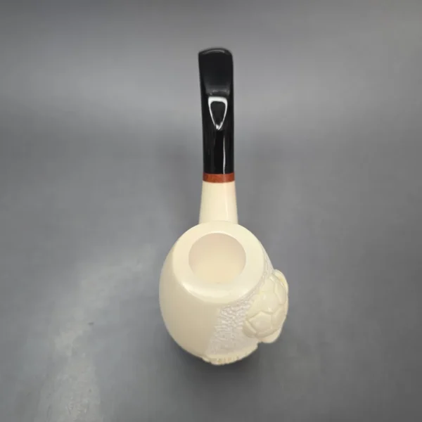 MBSD Meerschaum Deluxe World Cup 2026 Carved Brandy Block Meerschaum Pipe, Briar-Mortise, New - Image 10