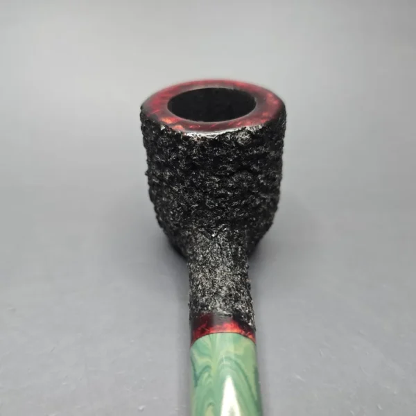 Herriot Pipes Partially Rusticated Nosewarmer Pot Handmade Briar Pipe, New - Image 6