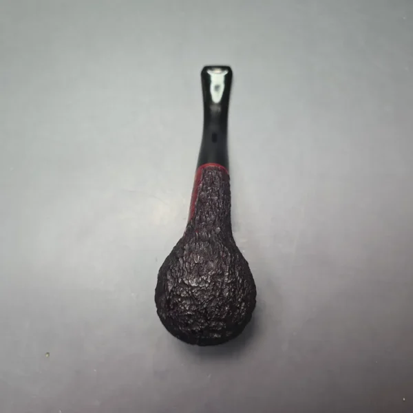 James Upshall Bark Group 6 Partially Rusticated Brandy Estate Briar Pipe, Unsmoked - Image 5