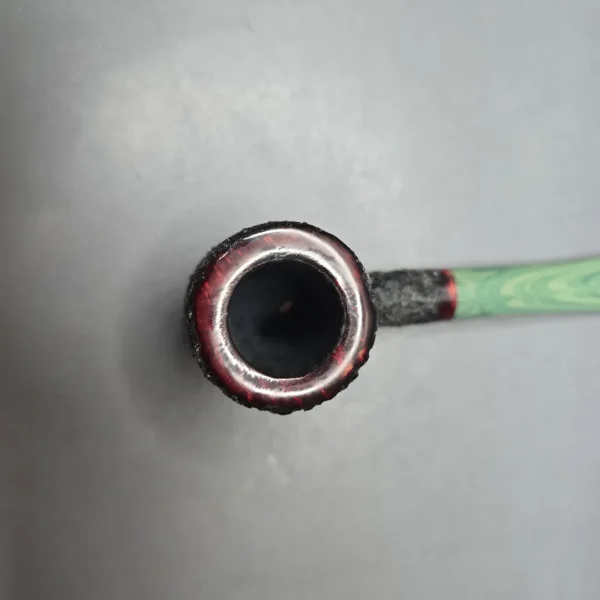 Herriot Pipes Partially Rusticated Nosewarmer Pot Handmade Briar Pipe, New - Image 7