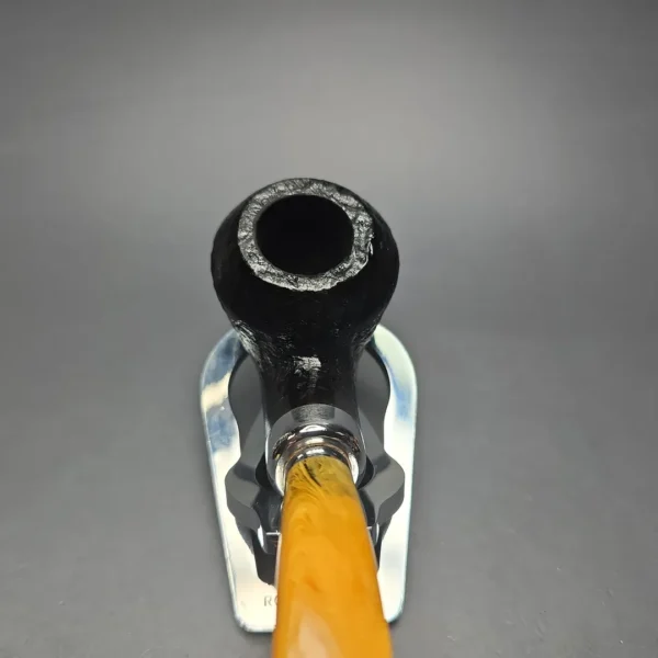 Molina Ambra 103 Sandblasted Rhodesian Briar Pipe, New, 9mm - Image 6