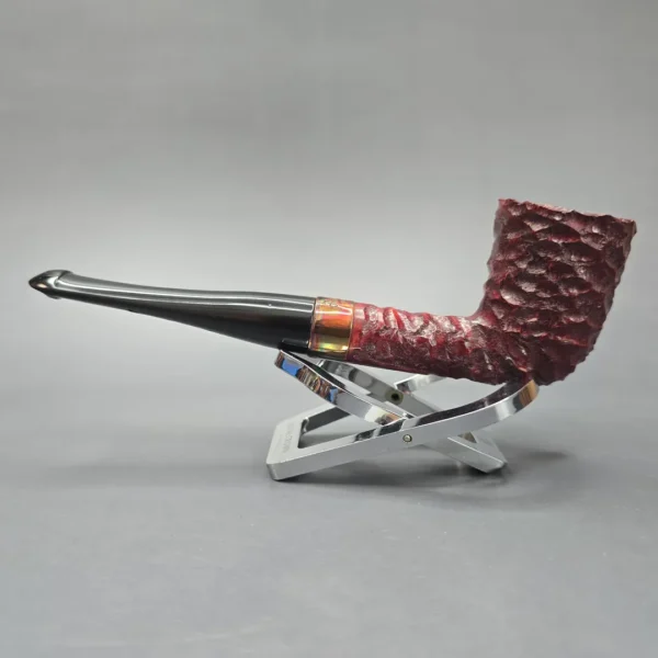 Peterson 2025 Christmas Pipe 120 Rusticated Dublin Estate Briar Pipe, Unsmoked - Image 12
