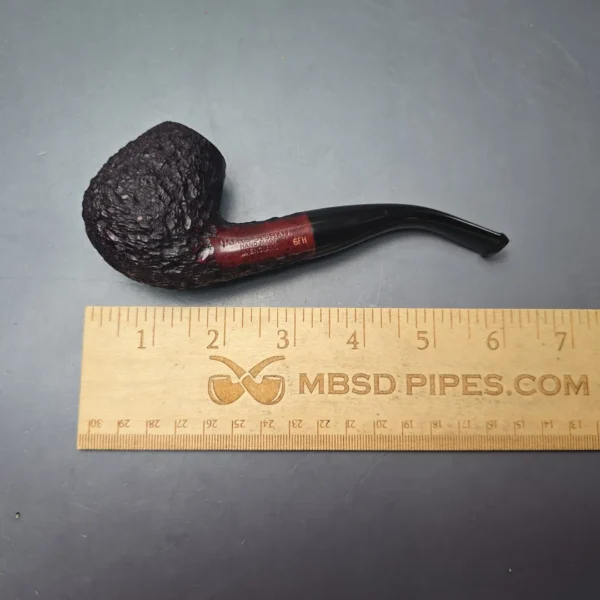 James Upshall Bark Group 6 Partially Rusticated Brandy Estate Briar Pipe, Unsmoked - Image 10