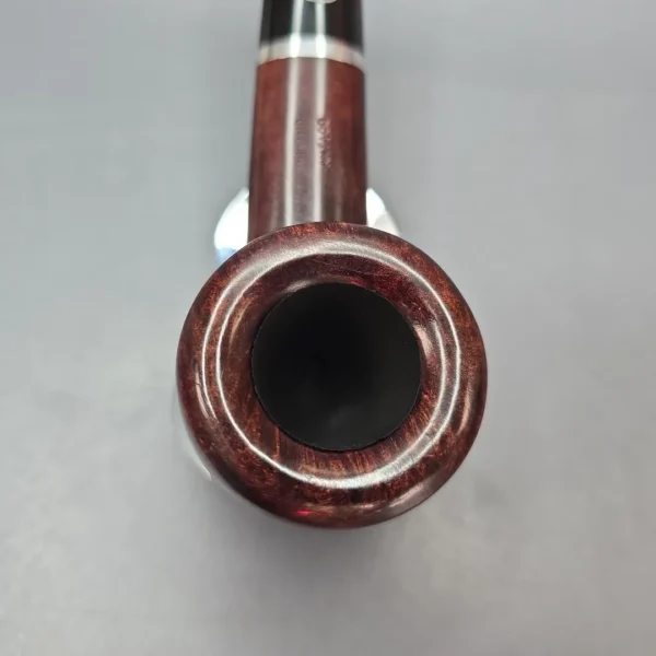 Rossi Rubino Antico 8316 Smooth Pot w/ Nickel Briar Pipe, New, 6mm - Image 7