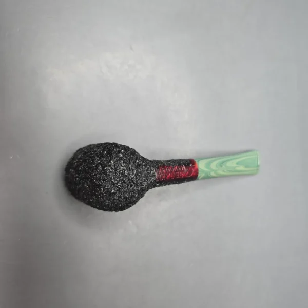 Herriot Pipes Partially Rusticated Nosewarmer Pot Handmade Briar Pipe, New - Image 10