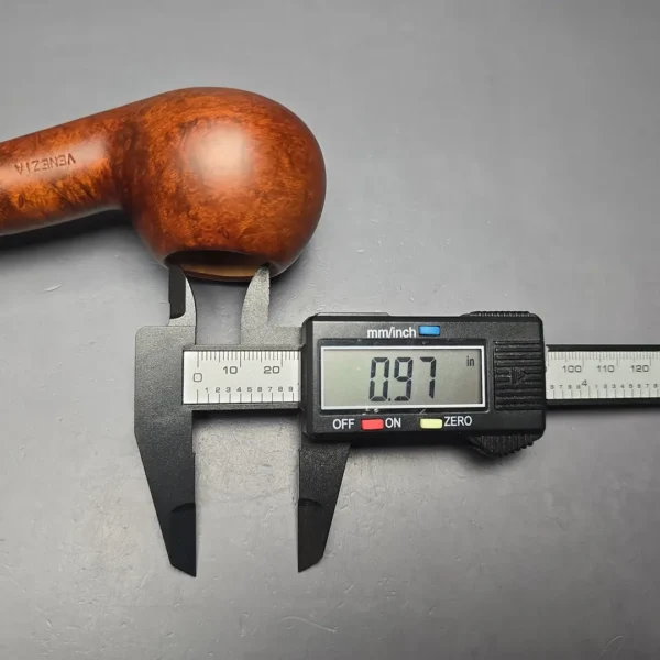 Savinelli Venezia 320 KS Smooth Author Estate Briar Pipe, Unsmoked, 6mm - Image 15