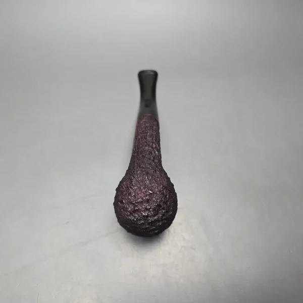 James Upshall Bark Group 6 Partially Rusticated Bent Billiard Estate Briar Pipe, Unsmoked - Image 10