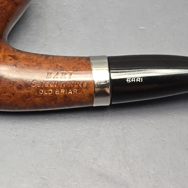 Bari Select Nature Old Briar 49 Smooth Bent Billiard (Estate) - Image 11