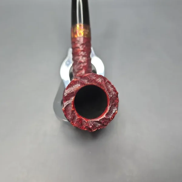 Peterson 2025 Christmas Pipe 120 Rusticated Dublin Estate Briar Pipe, Unsmoked - Image 8