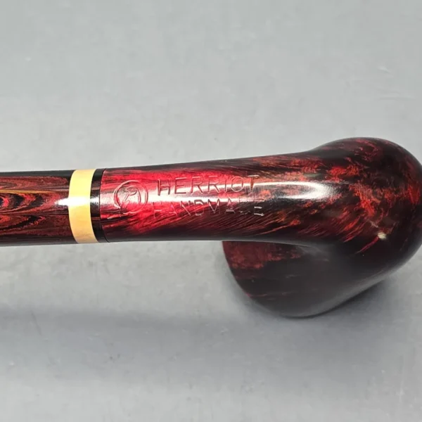 Herriot Pipes Smooth "Conic" Dublin with Boxwood (New) - Image 11