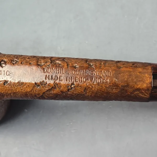 Dunhill 1986 Cumberland 5110 Partially Sandblasted Liverpool Estate Briar Pipe, Unsmoked - Image 11