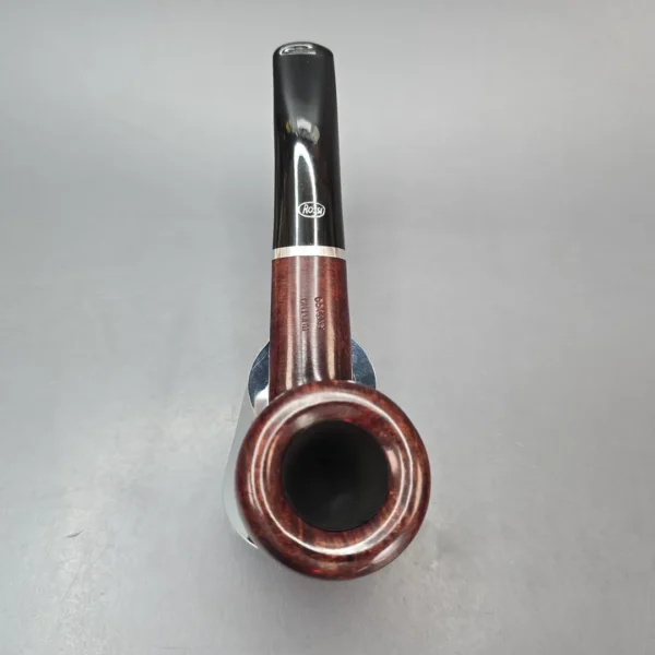 Rossi Rubino Antico 8316 Smooth Pot w/ Nickel Briar Pipe, New, 6mm - Image 9