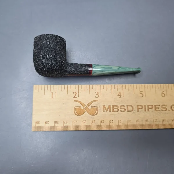 Herriot Pipes Partially Rusticated Nosewarmer Pot Handmade Briar Pipe, New - Image 12