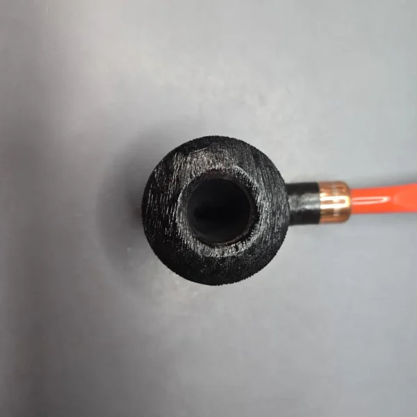 4th Generation (by Ascorti) 1897 Forza Primitivo Rusticated Dublin w/ Copper Estate Briar Pipe, Unsmoked - Image 6